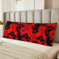 Sovvin Video Game Controller Red Background Body Pillow Cover Long Pillow Case with Zipper Decorative Soft Cushion Bedding Pillowcas…
