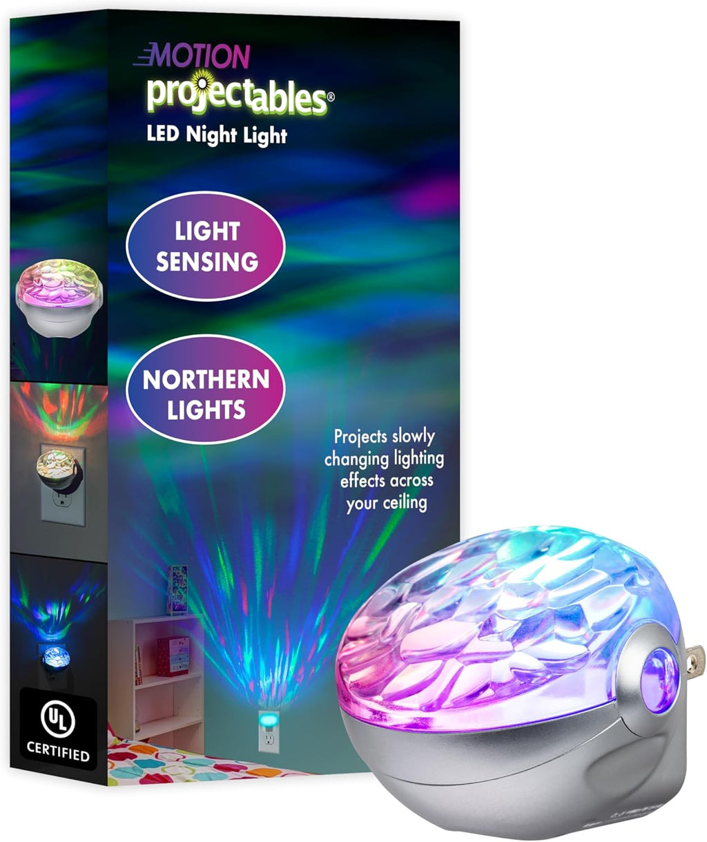 Projectables Northern Lights LED Projection Night Light with Moving Atmospheric Effects, 30404, Aurora Borealis Motion Effects Project…