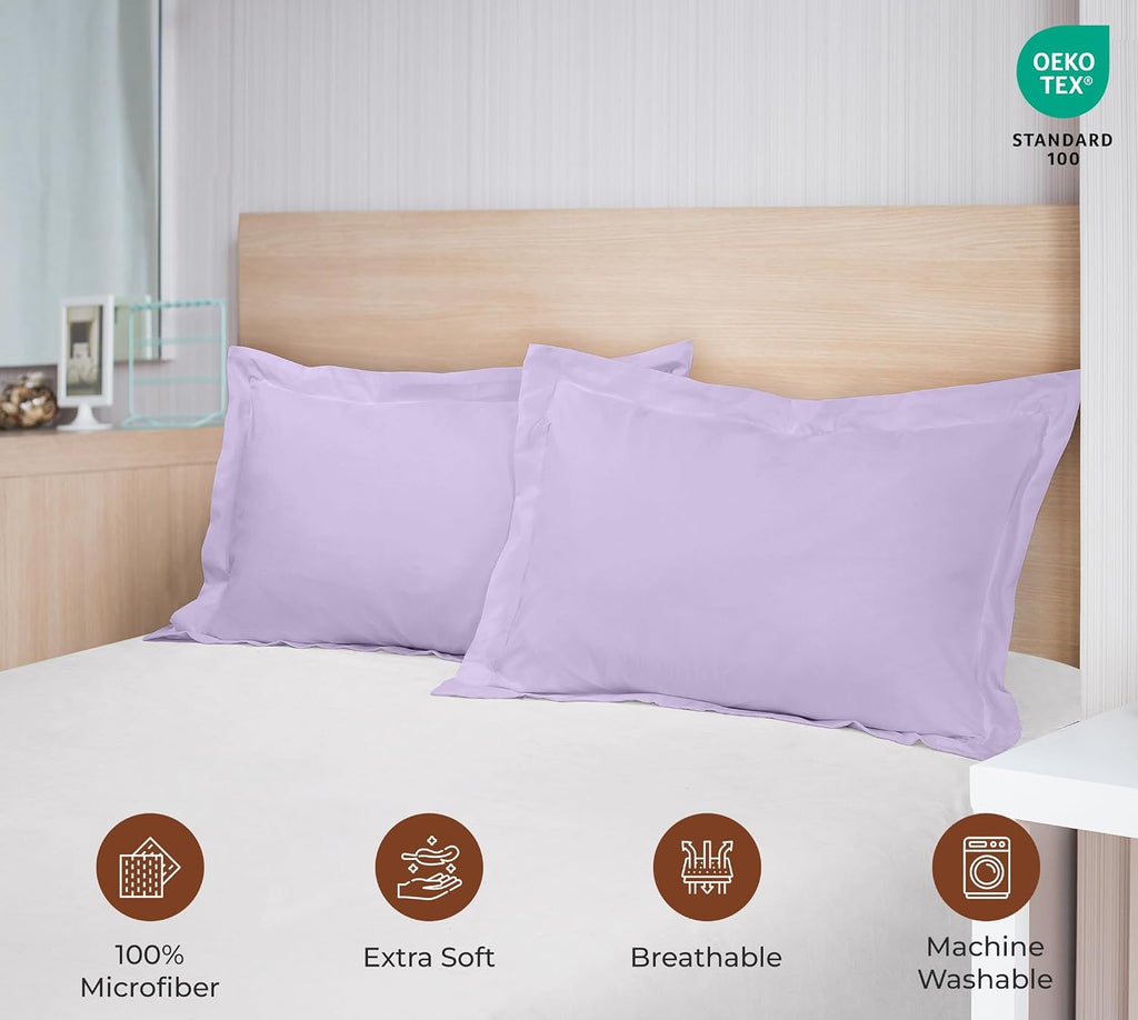 Royalelinens Royale Linens Pillow Shams 2 Pack King Size 20x36 Inch - Brushed 1800 Microfiber - Bed Pillow Shams, Wrinkle Resistant Super S…
