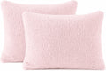 Reafort Sherpa Pillowcases Set of 2, Plush Fleece Standard Pillow Covers 20" x 26" with Zipper Closure, Fluffy Ultra Soft Cozy Pillowcases…