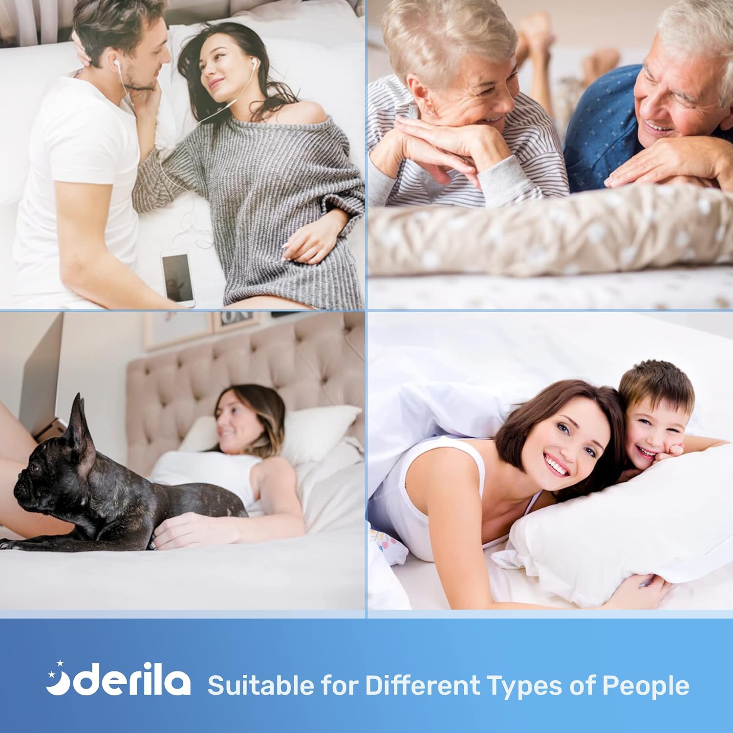 Derila | MemoryFoamPillow Derila Cooling Pillowcase Optimal Temperature Control for Your Derila Memory Foam Pillow for Perfect Sleep. Quali…