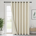 Rybhome RYB HOME 3-in-1 Soundproof Blackout Energy Saving Room Divider Curtains, Extra Wide Window Curtains for Bedroom Living Room Loft Ba…