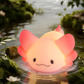 LOVERUIS Axolotl Night Light for Kids Gifts Squishy Nightlight for Kid Room Decor Girls Rechargeable 1/3 Hours Timer Lamp Colorful Cute…