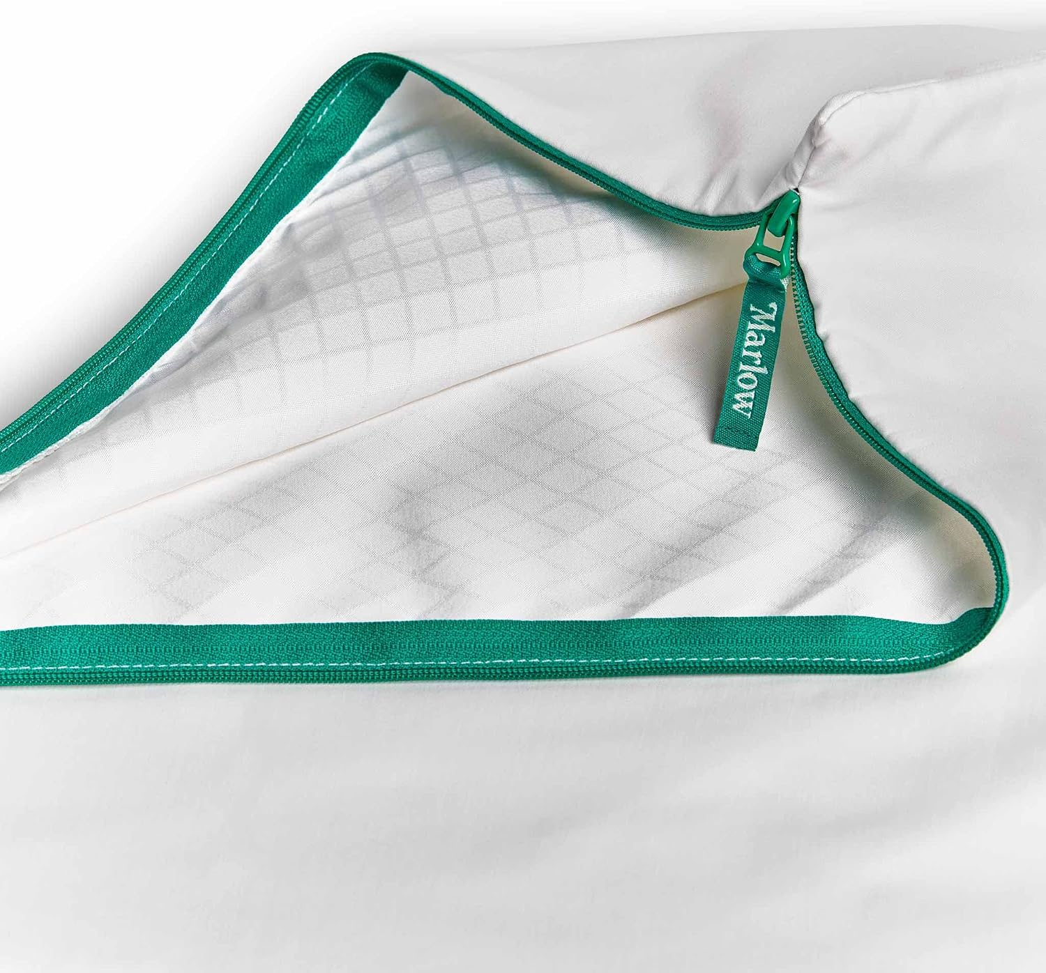 Marlow Cooling Pillow Case - Machine Washable - Zipper Pillow Cases - Made with 100% Long-Staple Cotton - Cooling-Infused Pillow Protector…