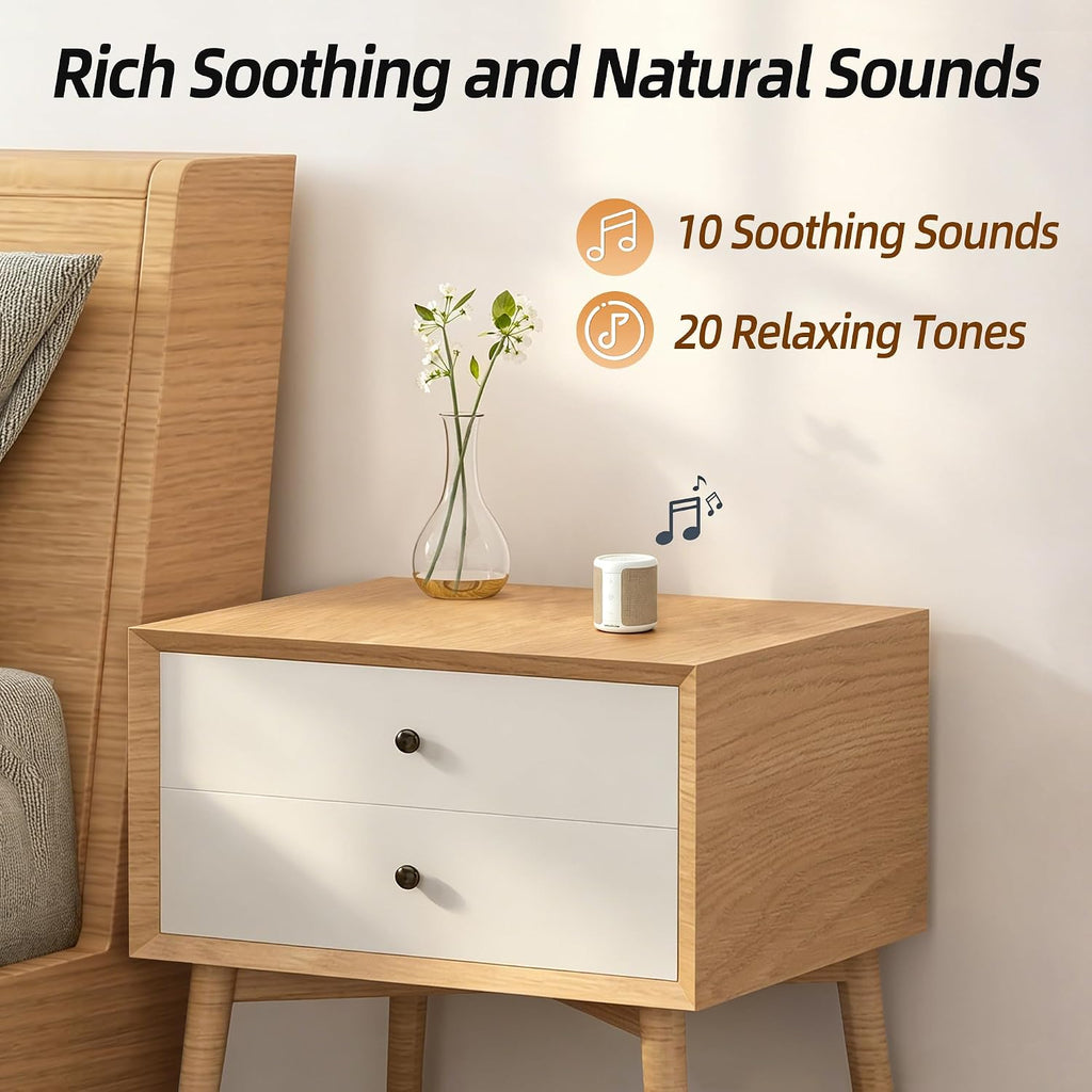 ArtfulClocksBeautifulMoments Portable Sound Machine for Baby, Kids & Adults, 30 Soothing Sounds, 32 Volume Levels, 3 Timers, Rechargeable M…