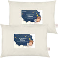 KeaBabies 2-Pack Toddler Pillows 2 Year Old to 5-13x18 Soft Organic Cotton Kids Pillow for Sleeping, Travel, School, Daycare, Nap…