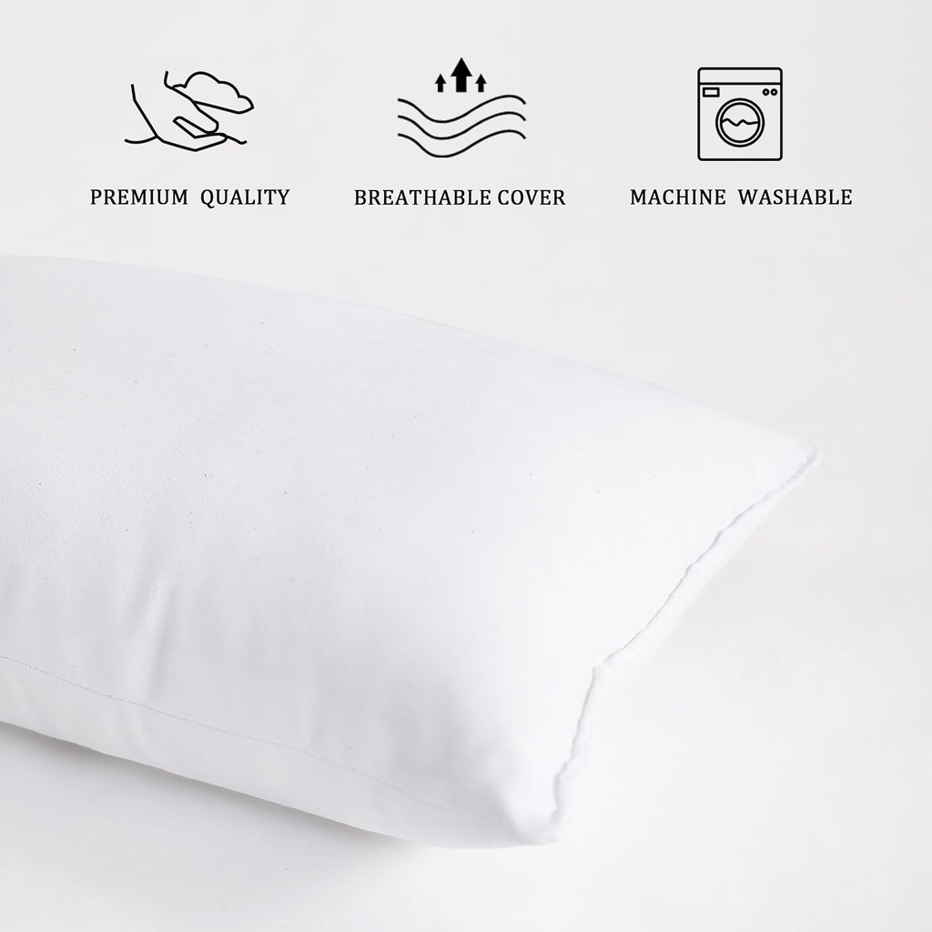 BEDSUM Tiny Pillows, 11x7 Mini Microfiber Small Pillow for Neck and Lumbar Support - Machine Washable Cushion for Office Desk…