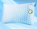 QUTOOL Firm Pillow Shredded Memory Foam, Cooling Pillow for Hot Sleeper, Adjustable Bed Pillow for Side Back Stomach Sleepers, Washable…