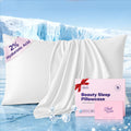 Rifens Instant Chill Cooling Pillowcase for Hot Sleepers, 2% HA Infused Pillowcase Hydrates Skin & Hair, Reduces Wrinkles & Frizz, Softer T…