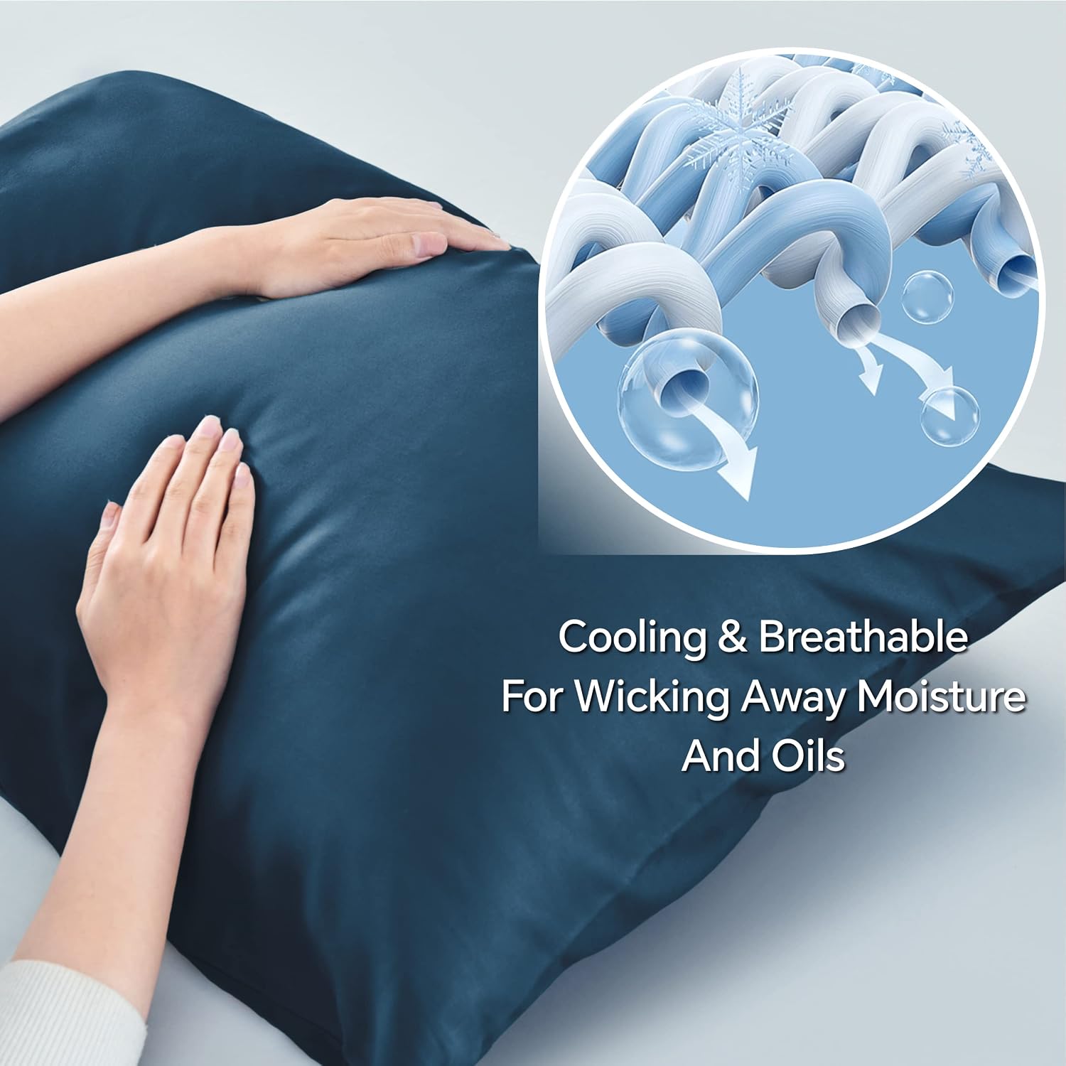 Bedelite Standard Pillow Cases Set of 2, Rayon Derived from Bamboo, Cooling Pillow Cases for Hot Sleepers & Night Sweats, Breathable Silky…