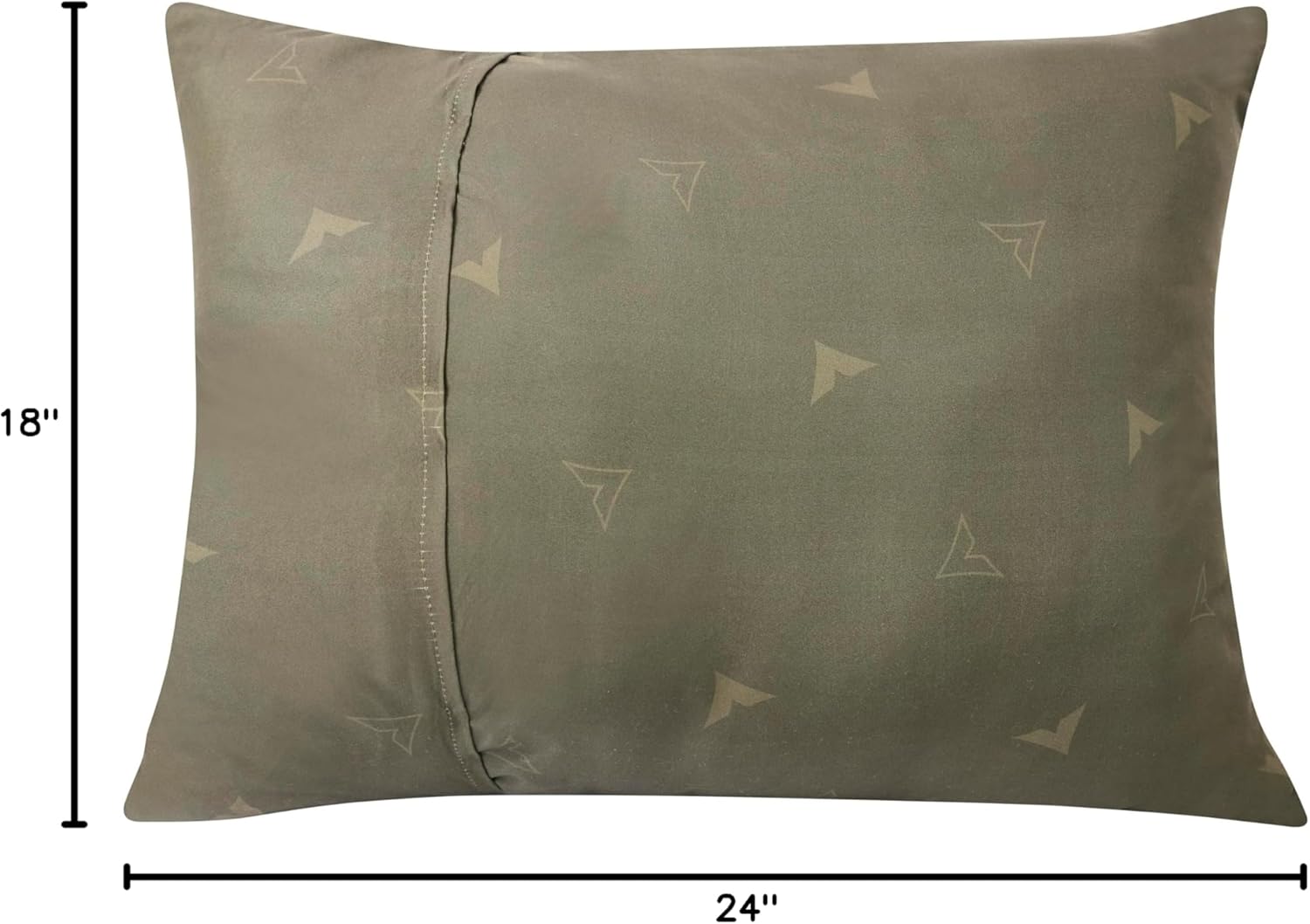 Teton Sports Camp Pillow; Great for Travel, Camping and Backpacking; Washable, Olive