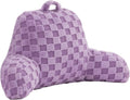 Aimuan Reading Pillow Checkered Bed Rest Wedge Backrest Checkerboard Pillow with Arms Back Support for Sitting Up in Bed Cushion Incline…