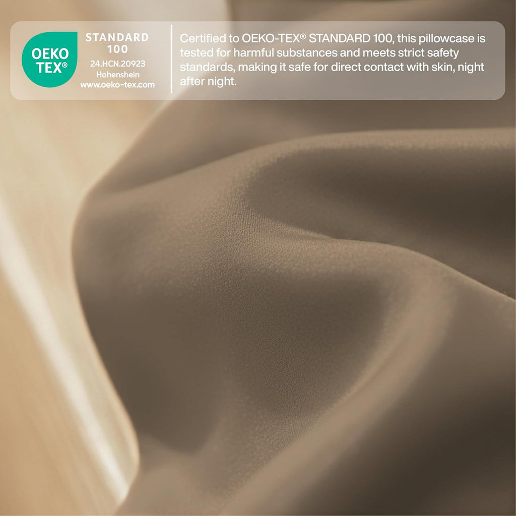 Queensbay Queen Pillow Cases Set of 2, Microfiber Cooling Pillowcases, Soft Breathable Envelope Closure Pillow Covers, Wrinkle Free Easy Ca…