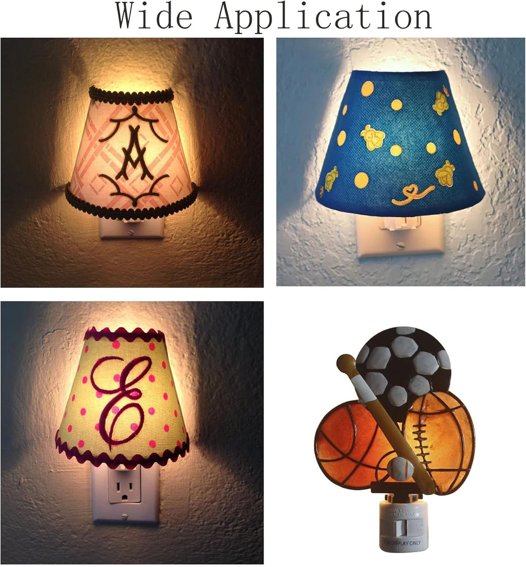 TWDRTDD Plug in Night Light, Adjustable E12 Base Socket Night Light with On/Off Switch for Making Decorative Night Lights (Metal…