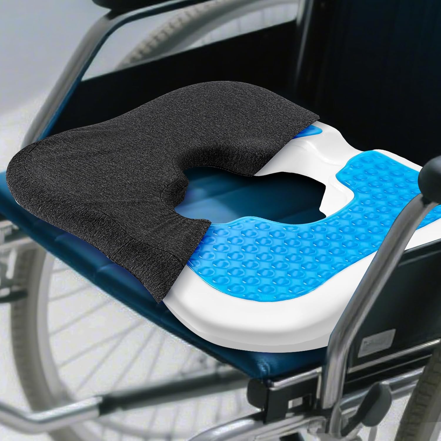 Asktree Bed Sore Cushion for buff & Wheelchair Cushion for Bedsores Prevention - for the Bedridden and Elderly- hemorrhoids ment, Scia…