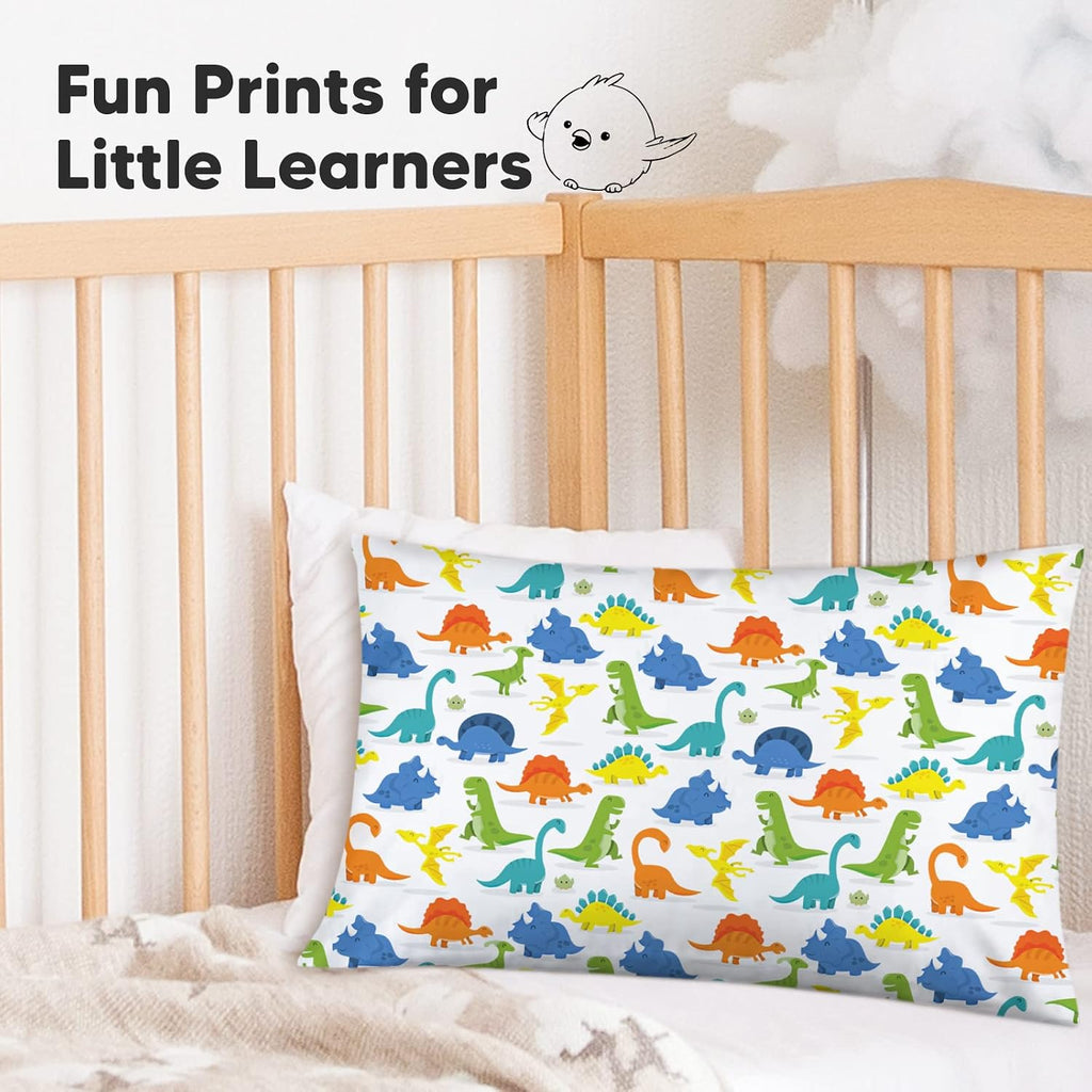 KeaBabies Toddler Pillowcase 13"x18" - Organic Cotton Toddler Pillowcase for Kids, Boys, Girls, Soft & Durable Cotton Cover for Miniature…