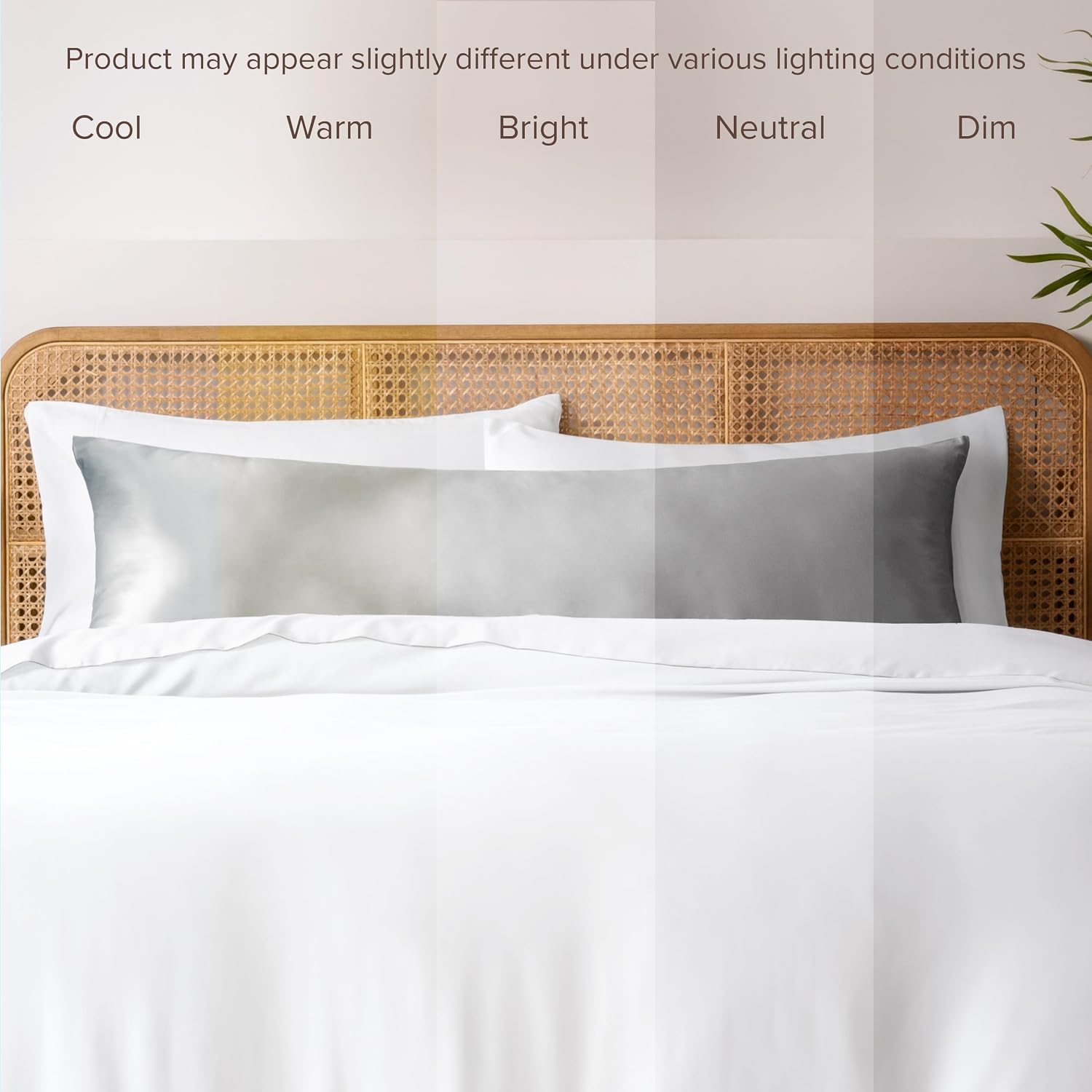 BareHome Bare Home 100% Rayon Made from Bamboo Luxury Body Size Cooling Pillowcase - Breathable - Easy Fit - Soft Bedding & Pillowcases (Bo…