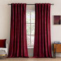Miulee Velvet Curtains 96 inches 2 Panels - Luxury Blackout Curtains for Bedroom Living Room Thermal Insulated Super Soft Christmas Window…