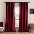 Miulee Velvet Curtains 108 inches Long 2 Panels - Luxury Blackout Curtains for Bedroom Living Room Thermal Insulated Super Soft Christmas D…
