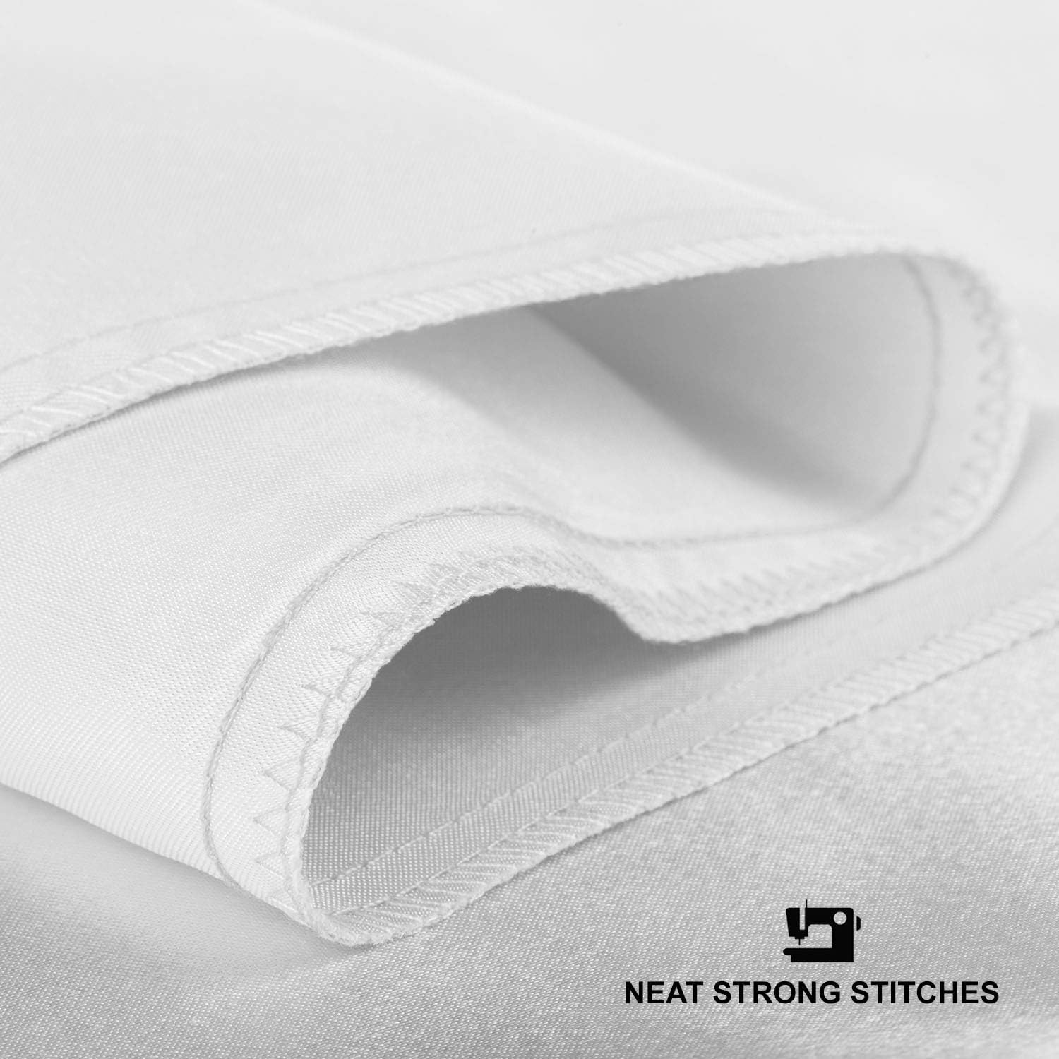 BLISSFORD Luxury Satin Pillowcase for Hair – Queen Satin Pillowcase with Zipper, White (1 per Pack)