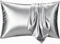 Cozyxworld Satin Silky Pillow Cases 2 Pack King Size, Wrinkle Resistant Cooling Pillowcase, Luxury Luster Minimalist Pillow Covers, Silver…