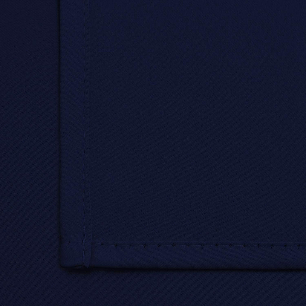 Yakamok Room Darkening Grommet Window Blackout Drapes Thermal Insulated Navy Blue Blackout Curtains for Bedroom(38Wx84L, 2 Panels)