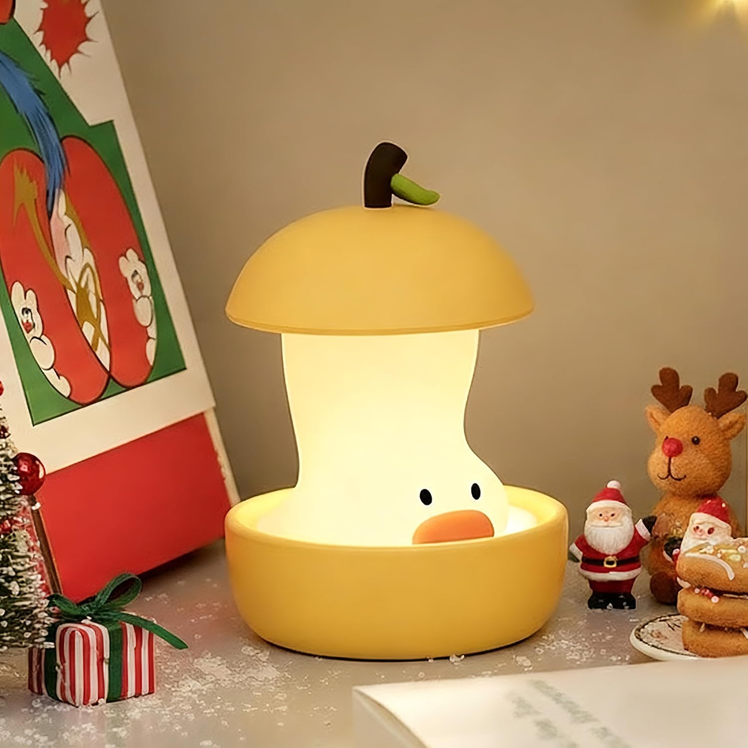 Night Light for Kids, Rechargeable Bedside Touch Lamp, Portable Dimmable Nightlight, Cute Nursery Night Lights, Funny Gifts for Baby…