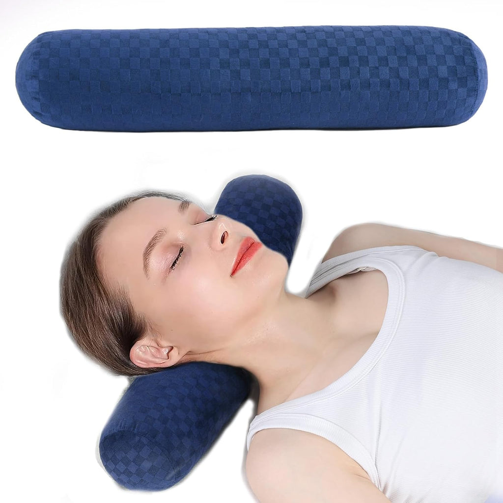 AntiCellulite everyday comfort Cervical Neck Roll, Comfortable and Highly Resilient Bolster Pillows, Round Neck Pillows Support for…