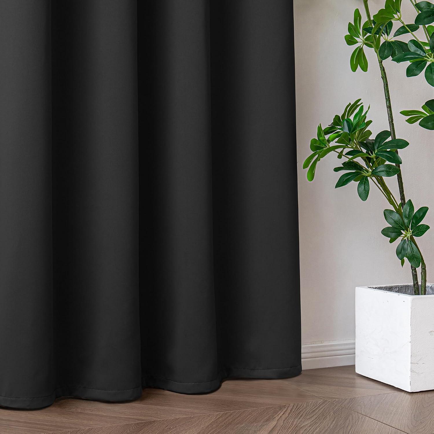 Igemaeve Custom Curtains for Living Room 1 Panel, Blackout Curtains Thermal Insulated, Grommet Light Blocking Drapes for Bedroom Windows Lu…