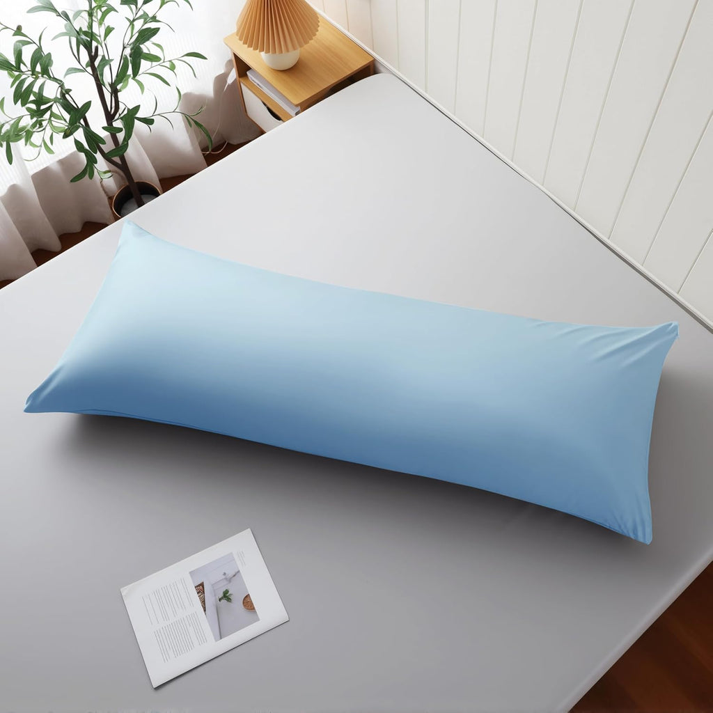 ShunjieHome Body Cooling Pillow Case, Viscose Derived from Bamboo Long Pillow Protectors, 400 TC Soft Silky Breathable Summer Body Pillowcas…