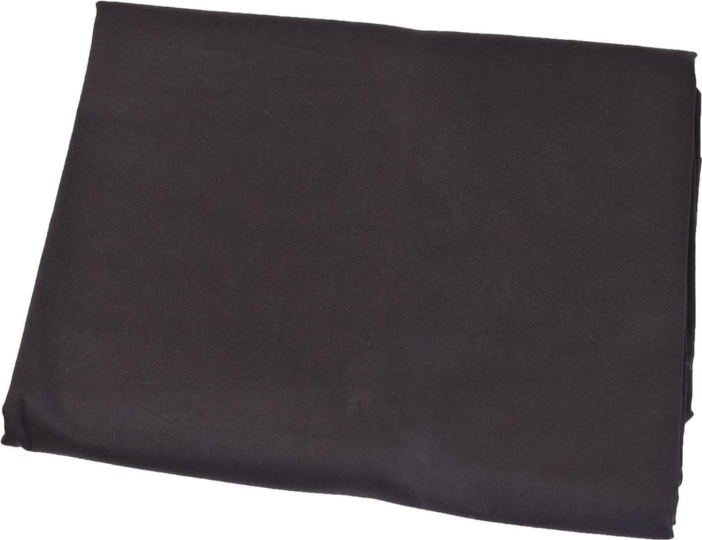 MoonRest ® Wedge Pillow Cover 100% Cotton, Zippered Wedge Pillow Case Protector, Soft, Breathable & Hypoallergenic 25x25x10” - Black Cotton…