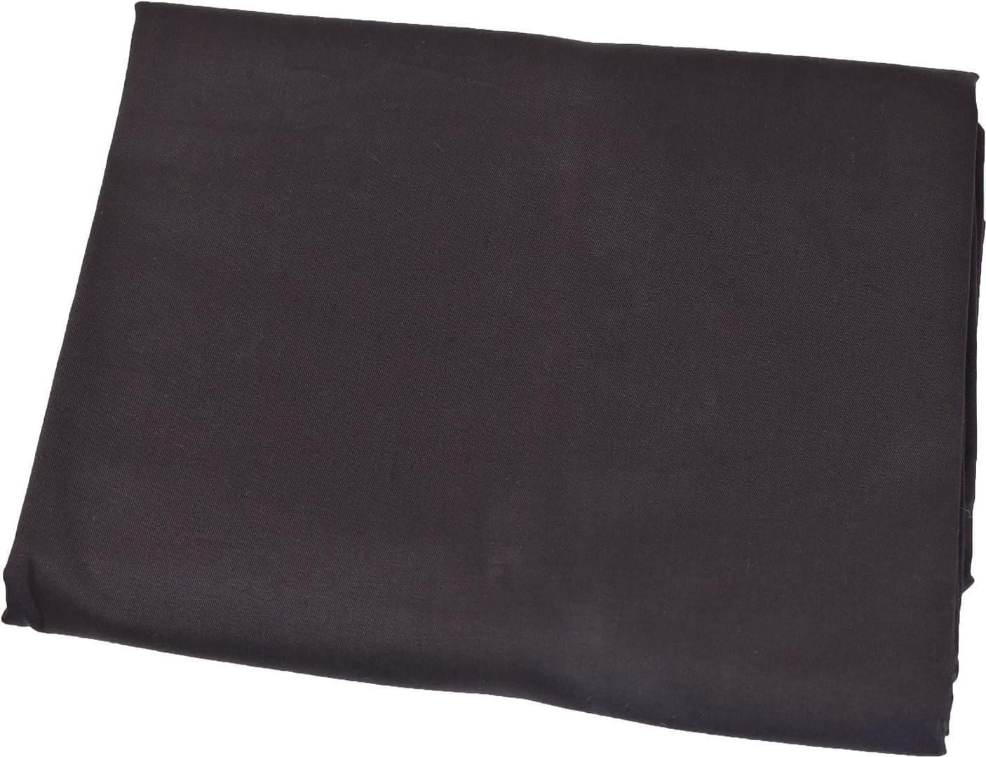 MoonRest ® Wedge Pillow Cover 100% Cotton, Zippered Wedge Pillow Case Protector, Soft, Breathable & Hypoallergenic 25x25x10” - Black Cotton…