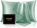 Infiixso Mulberry Silk Pillowcase for Hair and Skin, Silk Pillow Cases Queen Size Set of 2 with Hidden Zipper 20x30 Inches, Smooth and Soft…