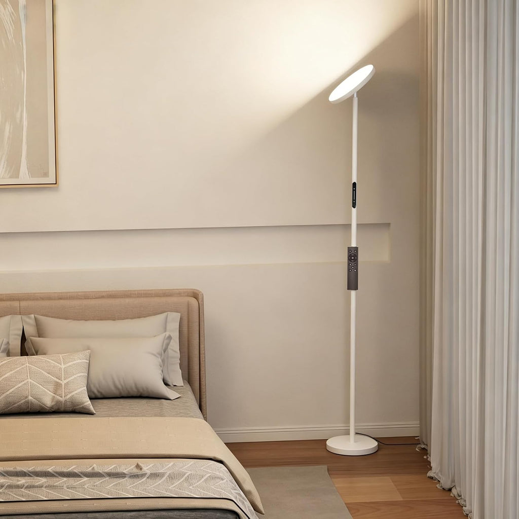 Floor Lamps for Living Room, 32W 3000LM Super Bright LED Torchiere Floor Lamp with Remote & Touch Control, 69" Standing Lamp with…