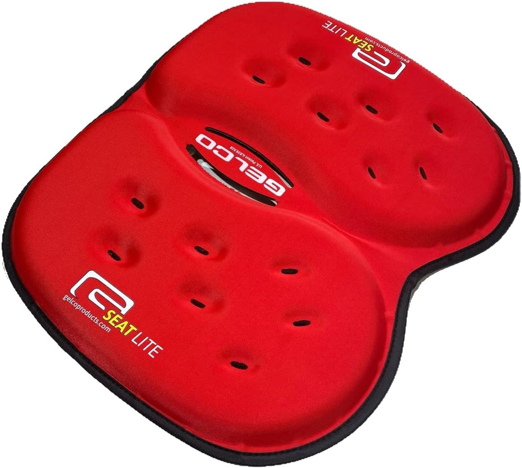 G Seat LITE Travel Gel Foam Cushion | Back Pain, Sciatica, Pressure Relief | Relieves Tailbone Discomfort, Promote Healthy Posture |…