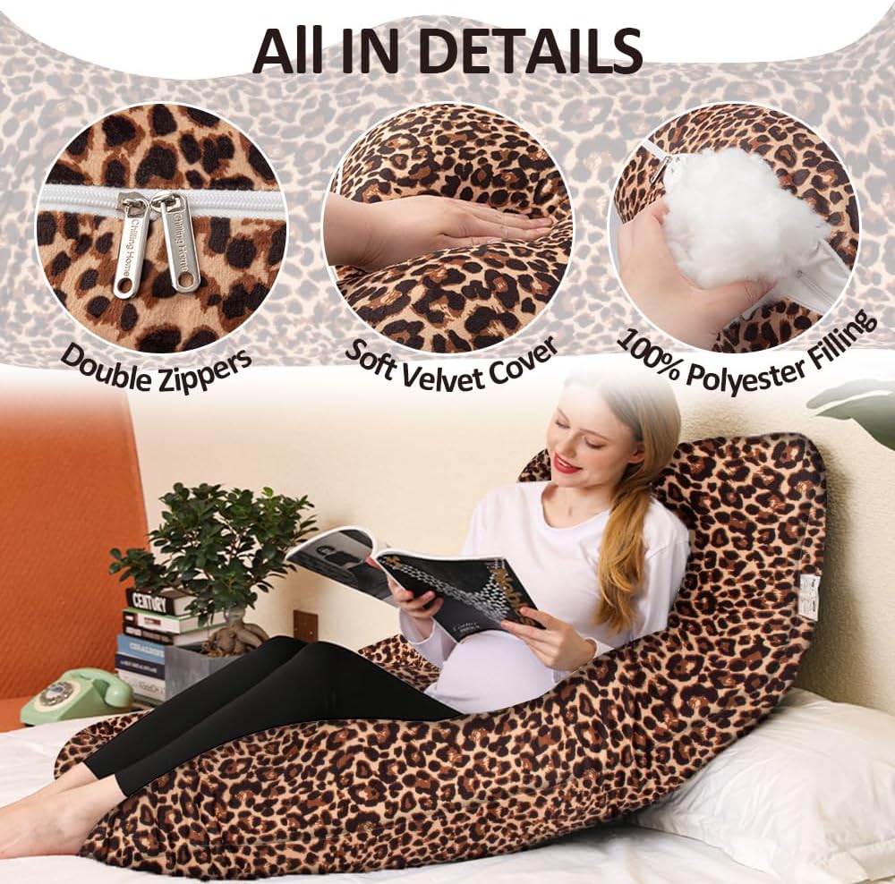 ChillingHome Chilling Home Pregnancy Pillows, U Shaped Maternity Pillow for Pregnant Women with Velvet Removable Cover, 55 inch Pregnancy P…