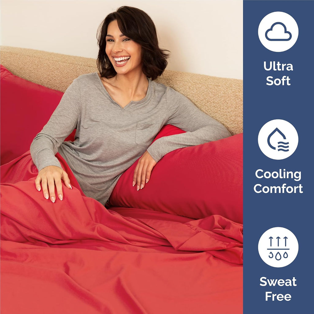 Split King 7 Piece Sheet Set - Comfy, Breathable & Cooling - Hotel Luxury Bedding for Women, Men, Kids, Teens & Children - 1 Flat & 2…