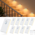Willed Rechargeable Night Light, Warm White Stair Lights Indoor, Wireless Motion Sensor Night Light, Stick On Lights for Stairs, Hallway, S…
