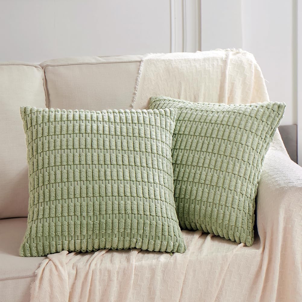 Fancy Homi 4 Packs Decorative Throw Pillow Covers for Living Room Couch Bed, Modern Farmhouse Boho Home Décor Accent Cushion Case, 16" x…