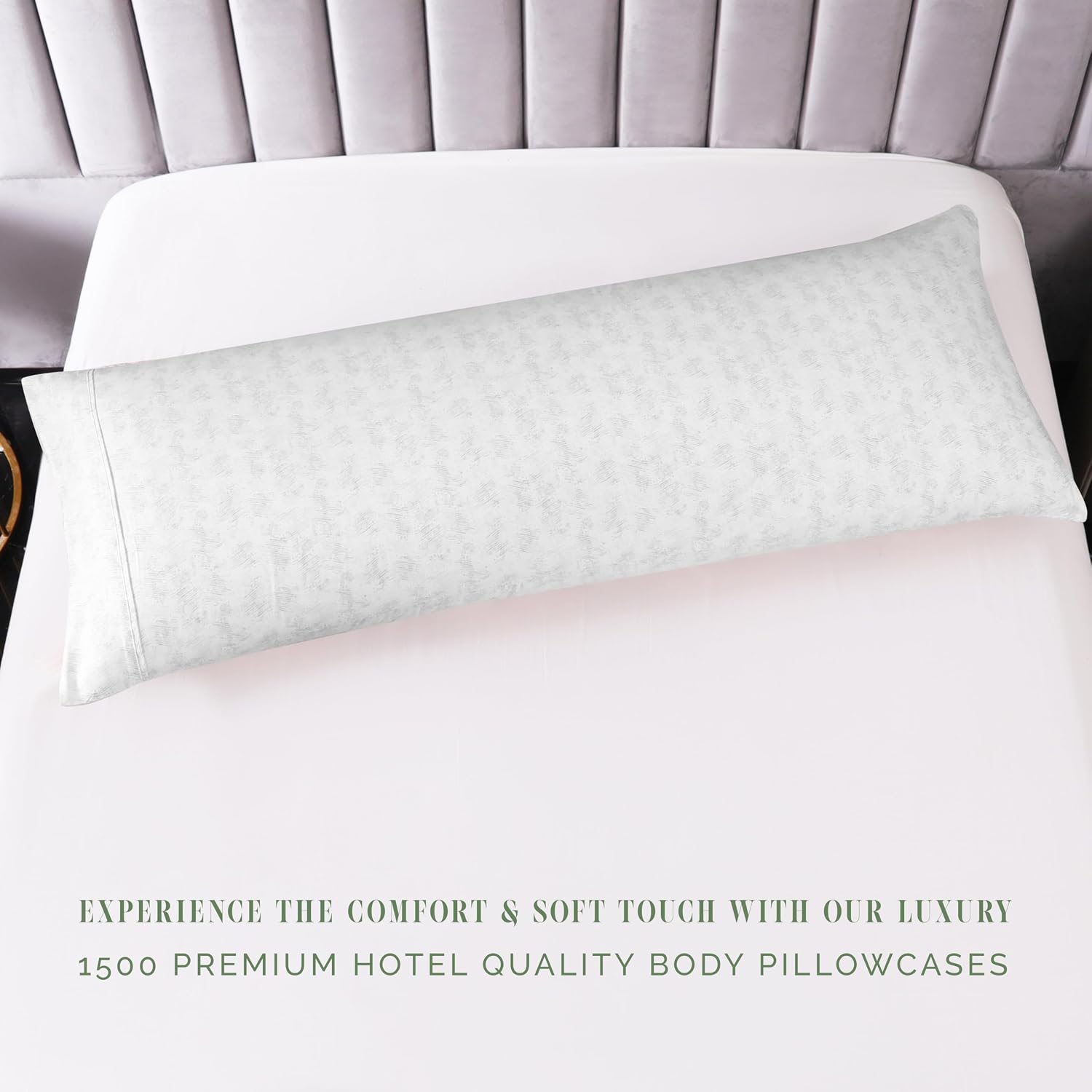 Elegantcomfort Elegant Comfort Ultra Soft 1-Piece Set Sea Waves Print Pillowcases - 1500 Hotel Quality Microfiber, Soft and Smooth Hidden Z…
