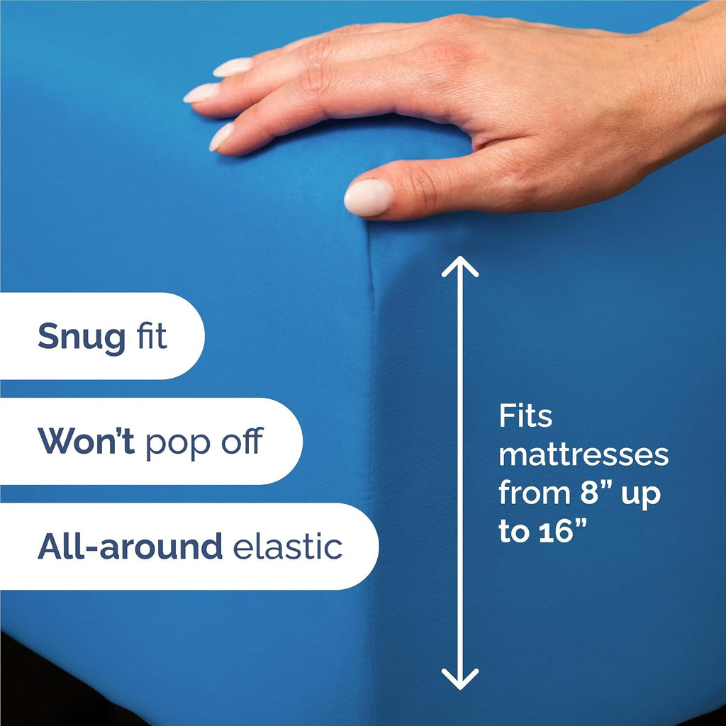 King 6 Piece Sheet Set - Comfy, Breathable & Cooling - Hotel Luxury Bedding for Women, Men, Kids, Teens & Children - 1 Flat & 1 Fitted…