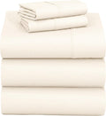 Zoyer 100% Cotton Sheets – Split King Size Percale Bedding, Cooling & Breathable, Durable with a Crisp, Soft & Comfortable Feel, 16" Deep P…