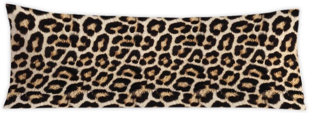 Cheetah Print 20x54 Body Pillow Cover, Leopard Room Decor, Y2k Wild Animal Cheetah Print Decorative Long Body Pillow Cases for Girls…