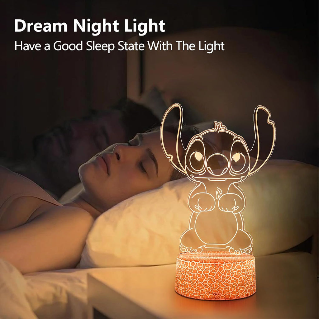 Aihying Cool Night Light,16 Color Night Light,3D LED Lamp with Smart Remote Control, Boy Gifts for Children's Room Decoration, Christmas Holi…