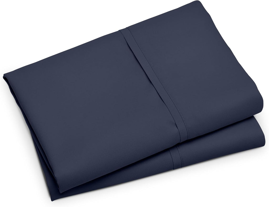 BareHome Bare Home 1800 Ultra-Soft Microfiber Pillowcase Set - Double Brushed - Hypoallergenic - Wrinkle Resistant (King Pillowcase Set of…