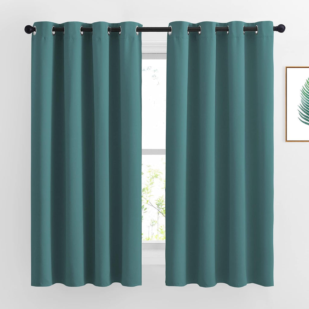 Nicetown Blackout Curtains for Kids Room - Triple Weave Microfiber Home Thermal Insulated Solid Ring Top Blackout Panels/Drapes for Bedroom…