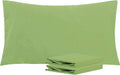 Ntbay King Pillowcase Set - 2 Pack Brushed Microfiber 20x36 Pillowcases - Soft, Wrinkle-Free, Fade-Resistant, Stain-Resistant, Sage Green P…