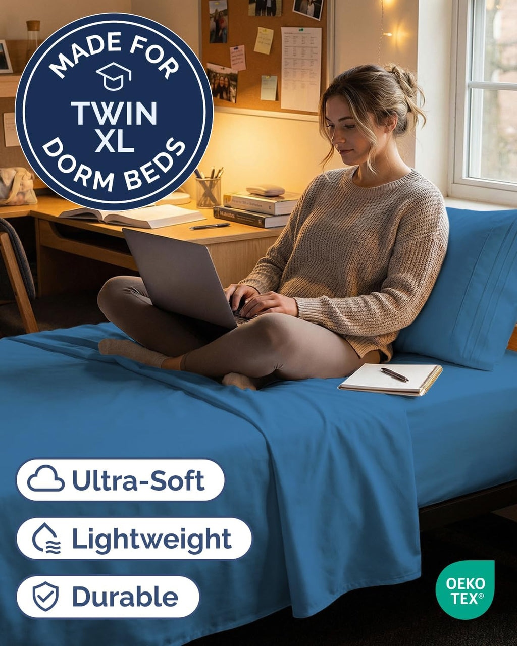 Twin XL Size 3 Piece Sheet Set - Comfy Breathable & Cooling Sheets - Hotel Luxury Bed Sheets for Women & Men - Deep Pockets, Easy-Fit…
