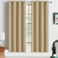 Yakamok Curtains 63 Inch Length Room Darkening Thermal Insulated Window Treatment Curtain Drapes with Grommet for Living Room(2…