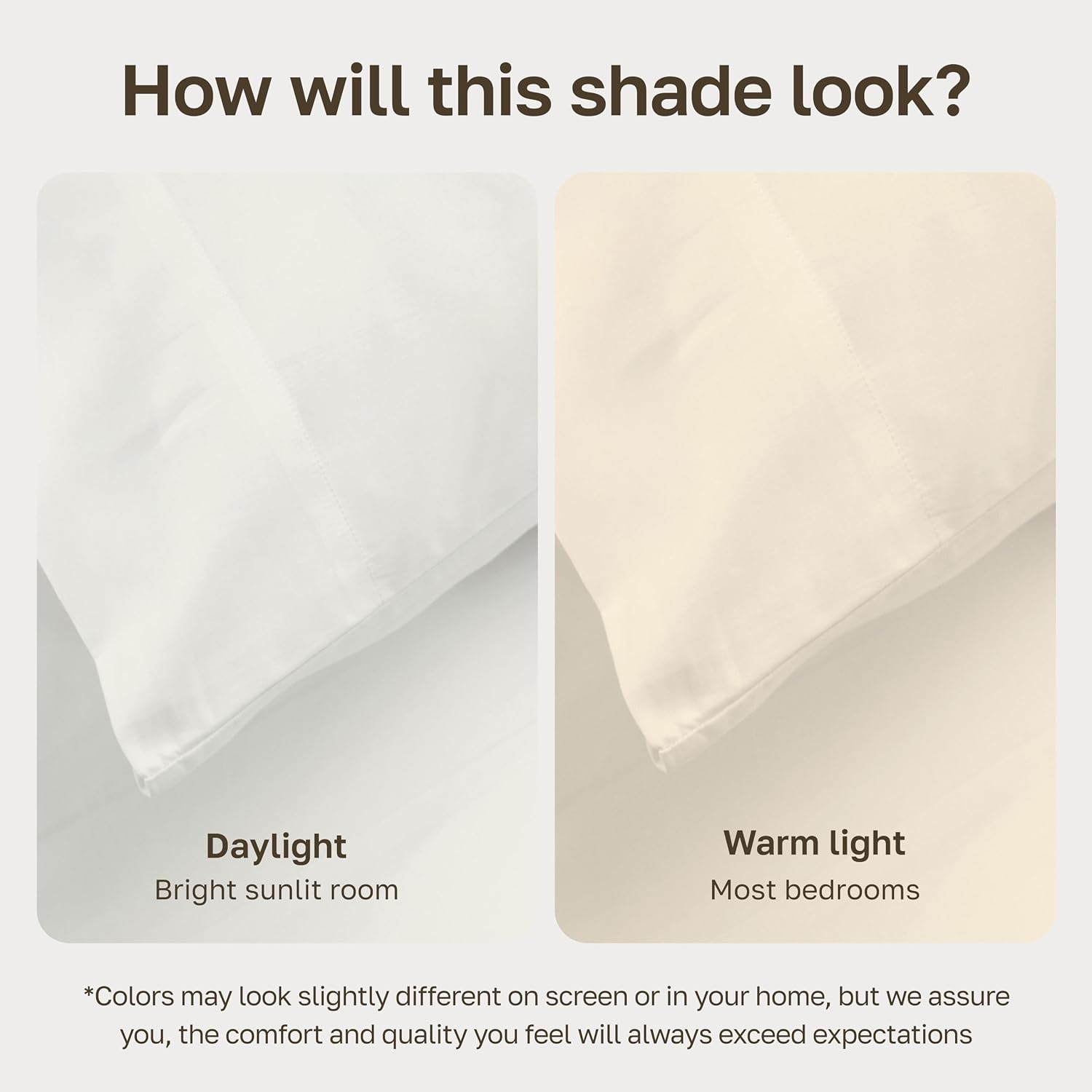 CaliforniaDesignDen California Design Den Percale Pillow Cases King Size Set of 2-100% Egyptian Cotton, Crisp Percale Feel, Breathable & So…